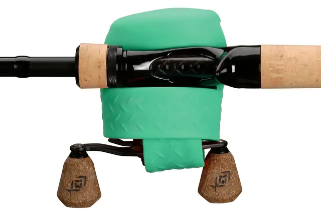 13 Fishing Skull Cap Green Gummi beskyttelse til sneller 