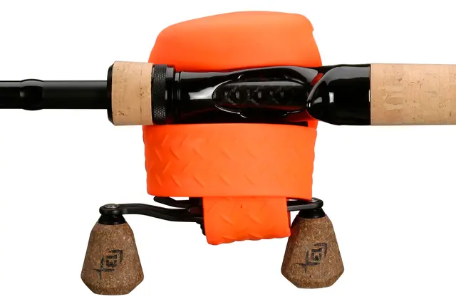 13 Fishing Skull Cap Orange Gummi beskyttelse til sneller 