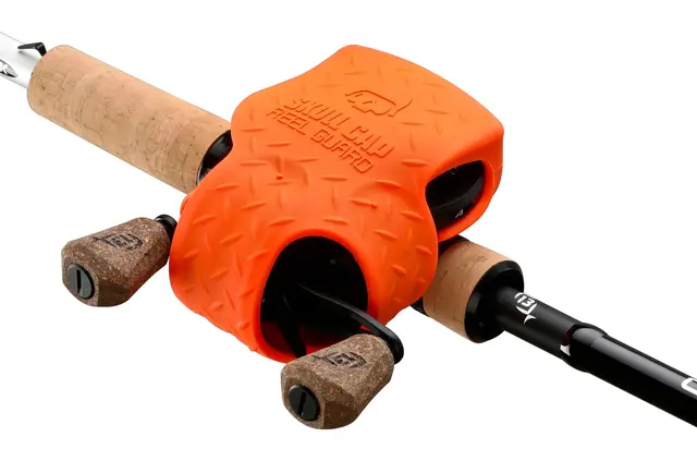 13 Fishing Skull Cap Orange Gummi beskyttelse til sneller 