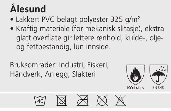 Aalesund Ålesund Regnbukse Orange 3XL Fluoriserende Orange selebukse 