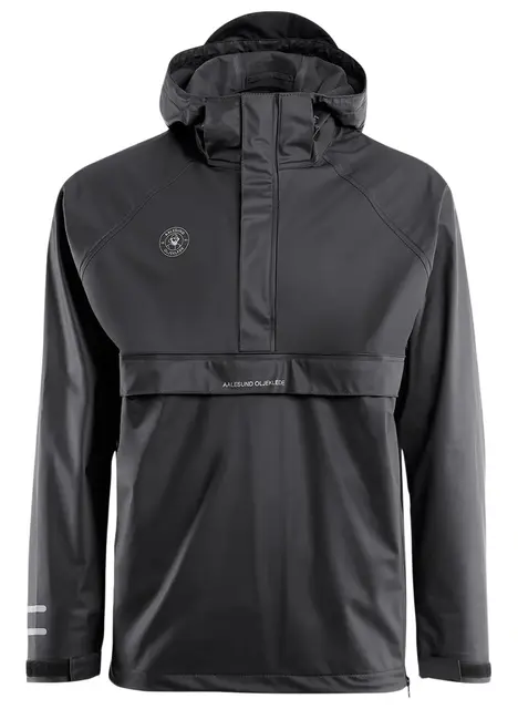 Aalesund Ona Softrain Anorakk Black S Myk og komfortabel regnanorakk 