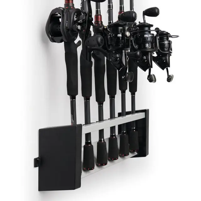 Abu Garcia Vertical 11 Rod Rack Plass til 11 stenger horisontalt 