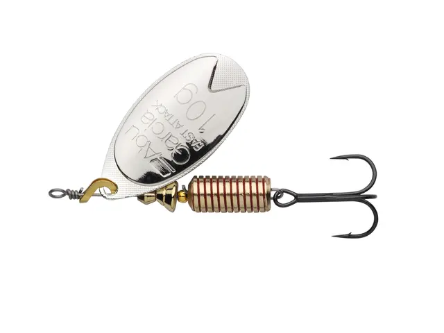 Abu Garcia Fast Attack LF Silver 4,5g Perfekt balansert spinner for ørretfiske 