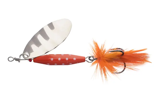 Abu Garcia Reflex Red LF Silver 7g Klassisk bestselger som fanger all fisk 