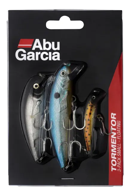 Abu Garcia Tormentor 3-pack Small Tre små wobblere til allround fiske 