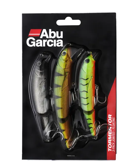 Abu Garcia Tormentor 3-pack Jointed Tre leddede wobblere til allround fiske 