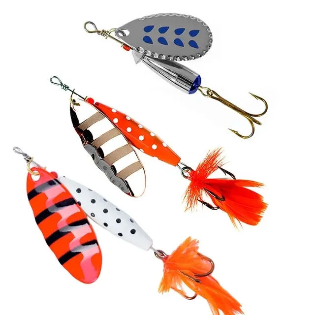Abu Garcia Favoritt 3, 3-pack Droppen, Reflex White og Reflex Red 