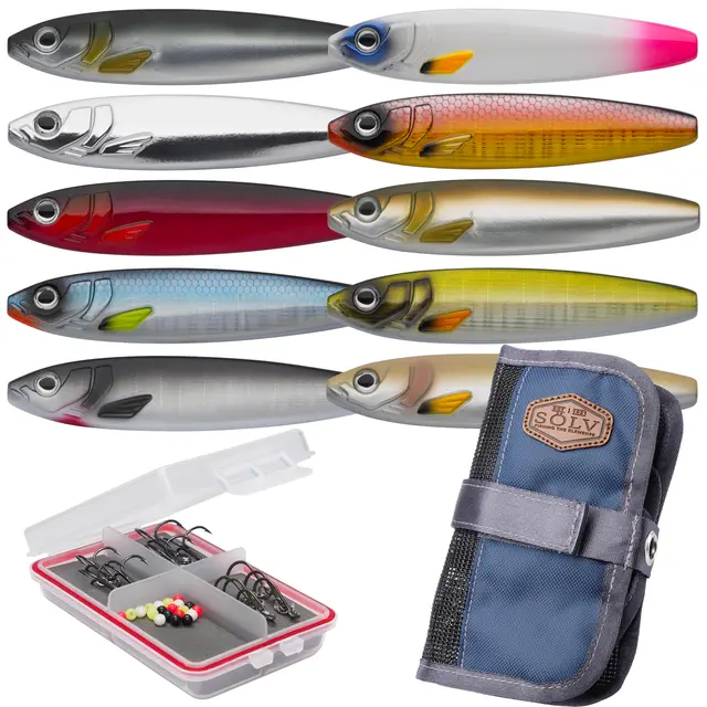 Abu Sölv Napp slukpakke 10-pack 19g Med lurewallet og reservekroker 