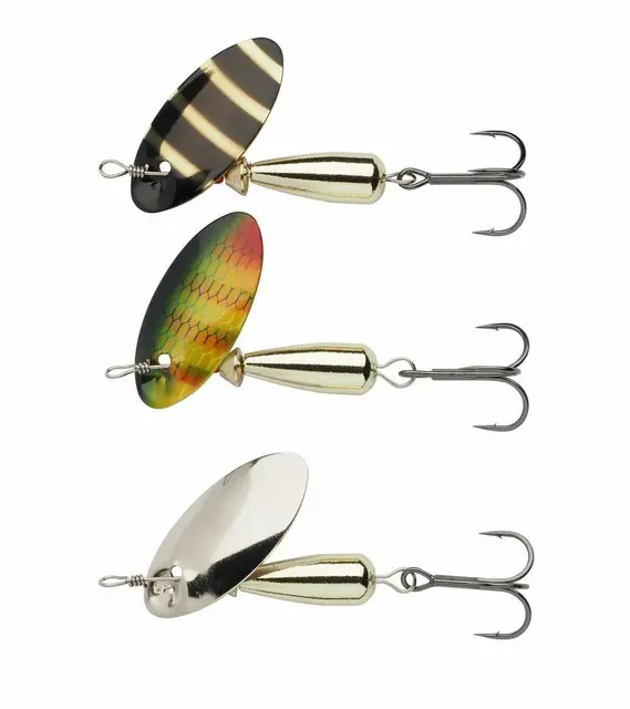 Abu Garcia Droppen Bugga 10g 3-Pack Tre effektive spinnere til ferskvann 