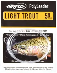 Airflo Light Trout polyleader 5&#39; Ekstra Super Fast Sink