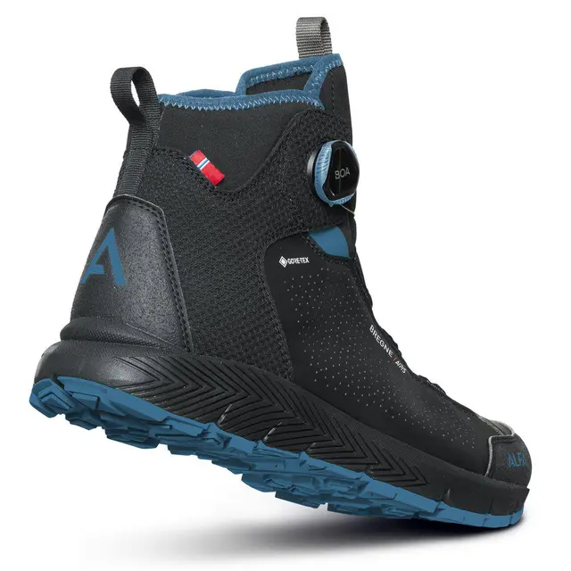 Alfa Bregne A/P/S GTX M Black 40 Svært lett og slitesterk ankelhøy tursko 