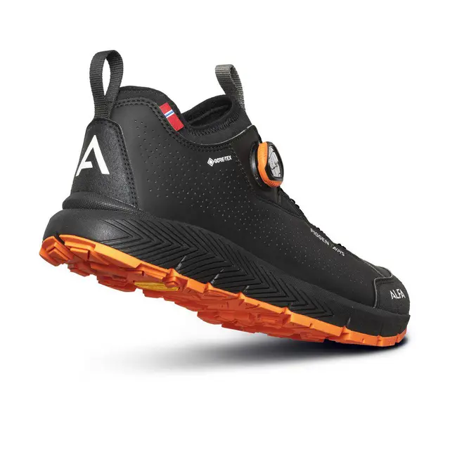Alfa Piggen A/P/S GTX M Black 40 Svært lett og slitesterk tursko 