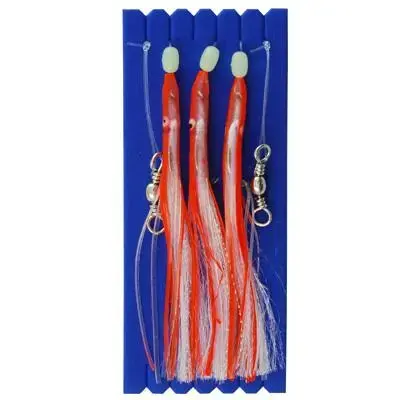 Sølvkroken UV Skirt Rig Orange Haze 4/0 