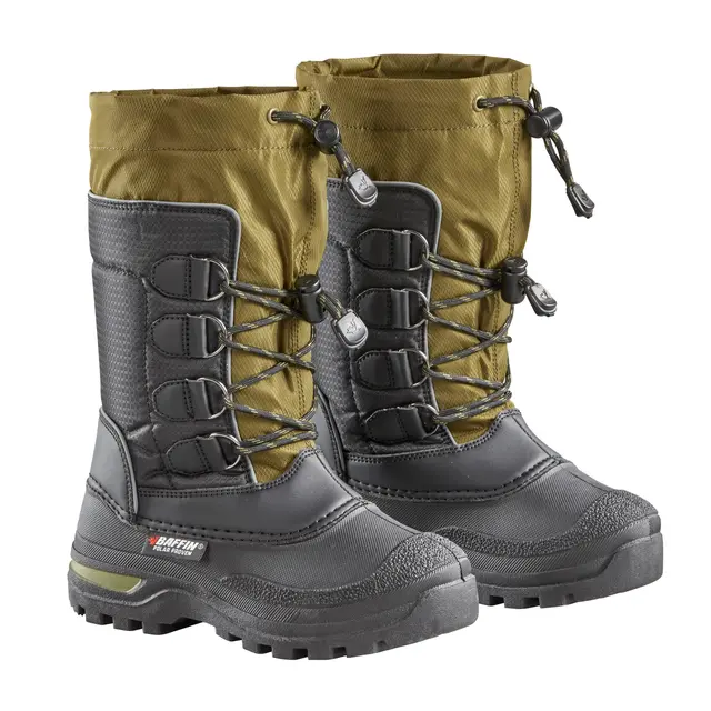 Baffin Pinetree Black/Green 28 Solide vinterstøvler for barn 