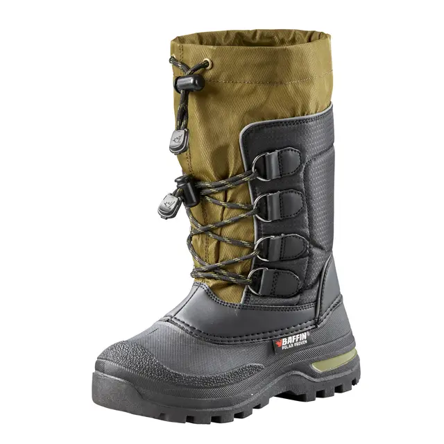 Baffin Pinetree Black/Green 28 Solide vinterstøvler for barn 