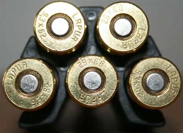 Baggen Patronholder Standard Grønn patronholder for 5 patroner 