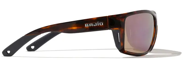 Bajio Bales Beach Dark Tort +1.5 Gloss Rose Mirror Polycarbonat Solbrille 