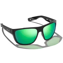 Bajio Roca Black Matte Solbriller Green Mirror Polycarbonate