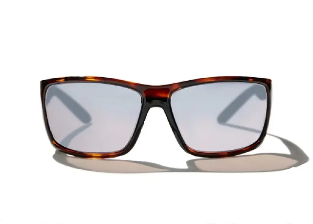 Bajio Bales Beach Dark Tort Gloss Silver Mirror Glass 