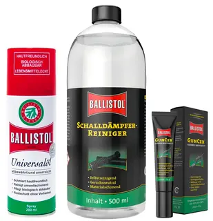 Ballistol Lyddemper Vedlikeholdsett