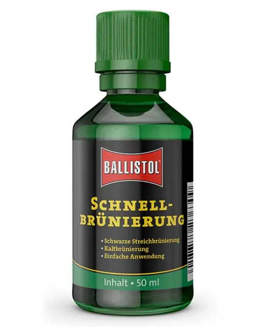 Ballistol QUICK BROWNING 50ml Hurtigbrunering for raskt vedlikehold 