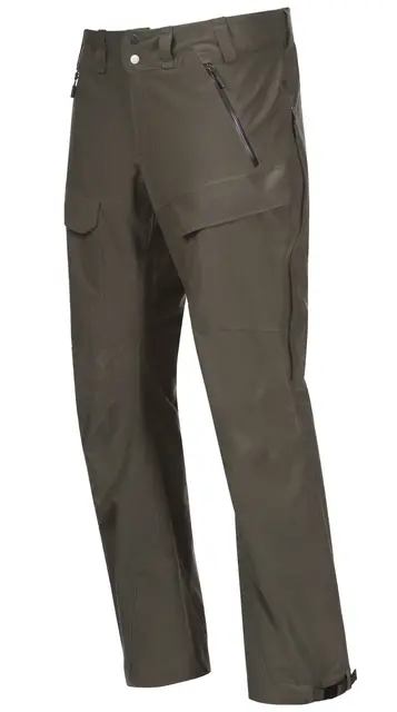 Bergans Hogna 3L Pant Green Mud S 3-lags skallbukse til jakt 