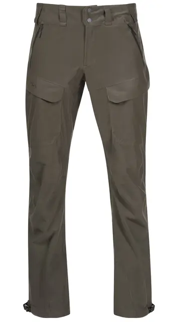 Bergans Hogna 3L Pant Green Mud S 3-lags skallbukse til jakt 