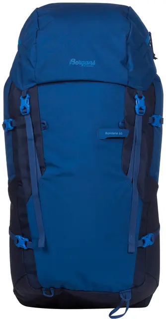 Bergans Rondane V6 65L Dark Riviera Blue Allsidig og slitesterk lett ryggsekk 