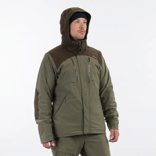 Bergans Hogna V2 2L Jacket M Green Mud/Dark Wood Brown 