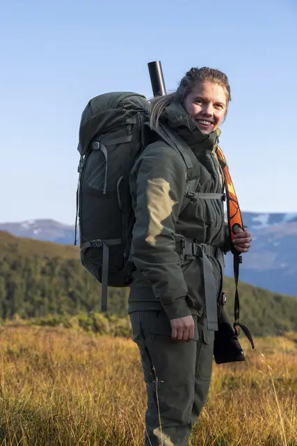 Bergans Hogna 3L Pant Green Mud S 3-lags skallbukse til jakt 