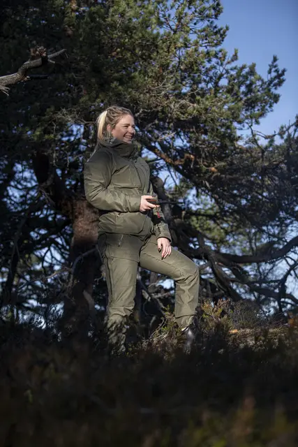 Bergans Hogna 3L Pant Green Mud S 3-lags skallbukse til jakt 