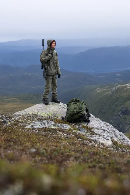 Bergans Hogna 3L Pant Green Mud S 3-lags skallbukse til jakt 
