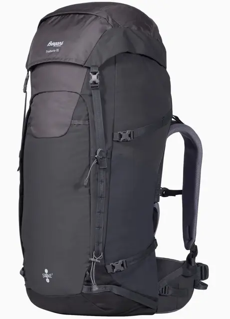 Bergans Trollhetta V5 95L Solid Grey Tursekk med stor kapasitet og komfort 