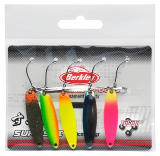 Berkley Area Game Spoons SUKOSHI 5-pack Langtkastende sluk med tett bevegelse