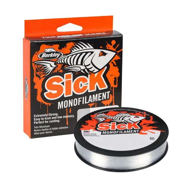 Berkley Sick Mono Clear 300m 0,40 mm Ekstremt sterk 300m monofilament 