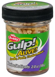 Berkley Gulp Alive &quot;Waxies&quot; maggot White