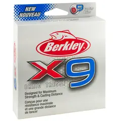 Berkley X9 Braid 150m 0,12 mm Crystal