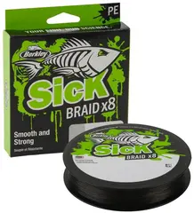Berkley Sick Braid 150m 0,10mm Black H&#248;yytelses supermykt multifilament sn&#248;re