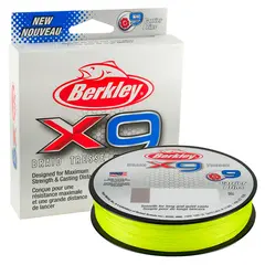 Berkley X9 150m Flame Green 0,17 mm