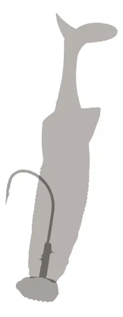 BKK Silent Chaser-Draggin' NED #1/0 3,5g 1/8oz /3,5g Green 