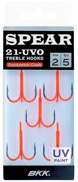 BKK Spear-21 UVO #12 7pk Treblekrok UV 