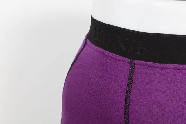 Brynje Wool Thermo Ladies Longs XS Lady Collection -  Black/Violet 
