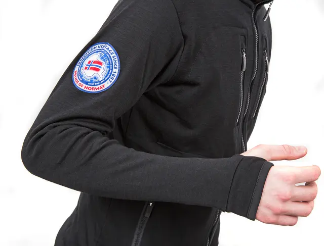 Brynje Antarctic Ulljakke med hette Sort - S 