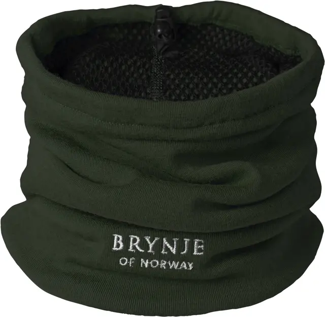 Brynje Arctic Hals - One size Green Hals, lue og buff med med merinoull 