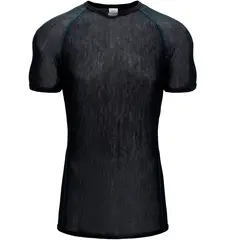 Brynje Wool Thermo Light T-shirt S Tr&#248;ye med rund hals, kort arm, sort