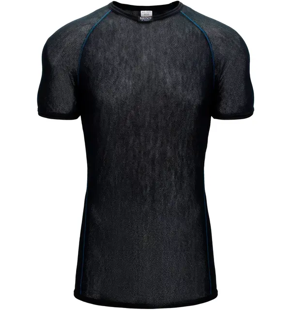 Brynje Wool Thermo Light T-shirt S Trøye med rund hals, kort arm, sort 