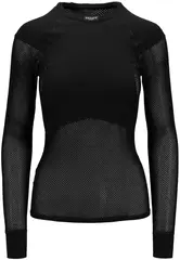 Brynje W&#39;s Super Thermo Shirt Black XS Netting tr&#248;ye med lang arm