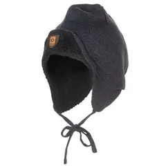 Br&#229;tens Lue M/Klaff  Marine One-Size Lue i ull med mykt og godt fleecef&#244;r