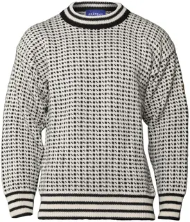 Br&#229;tens Islender Genser Hvit L Klassisk genser i 100% Norsk ull 