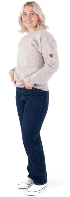 Bråtens Islender Genser Rosa XS Klassisk genser i 100% Norsk ull 